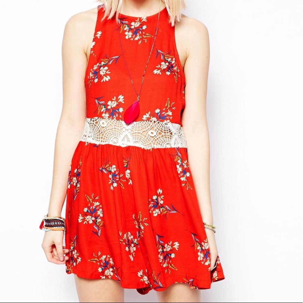 MinkPink Flower Posy Romper